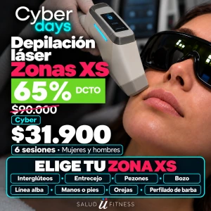 Depilación Láser Zona XS a elección (Mujer y hombre)