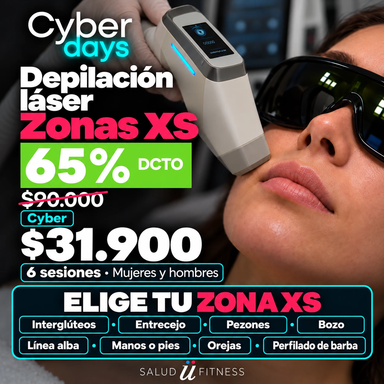 Depilación Láser Zona Xs A Elección (Mujer Y Hombre) 1 Depilación Láser Zona Xs A Elección (Mujer Y Hombre)