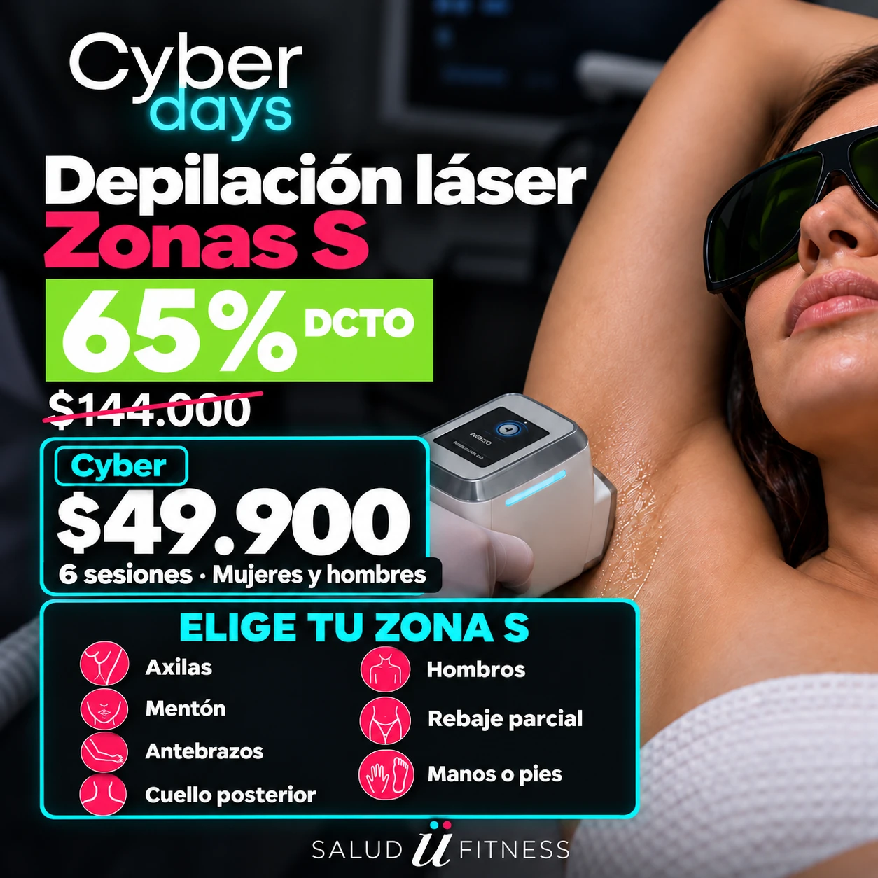 Depilación Láser Zona S A Elección (Mujer Y Hombre) 1 Depilación Láser Zona S A Elección (Mujer Y Hombre)