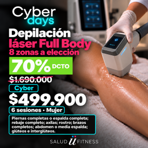 Ofertas 16 Depilacion Laser - Pack Full Body - Cyber Days
