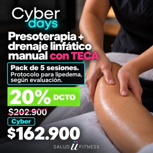 Presoterapia y Drenaje Linfático Manual con TECA - Pack 5 sesiones - CYBER DAYS
